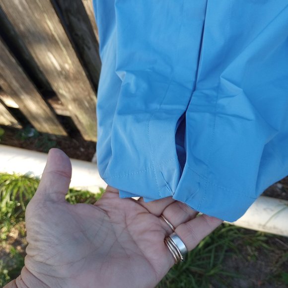 Lauren Ralph Lauren Fatyela Light Blue Polyester Trench Coat 14 - Picture 9 of 9